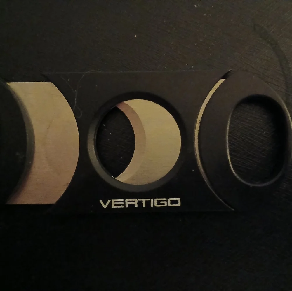 Vertigo Black and Silver Cigar Cutter